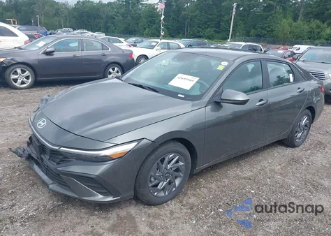 2024 Hyundai Elantra Hybrid Blue from USA, damaged, VIN KMHLM4DJXRU110356